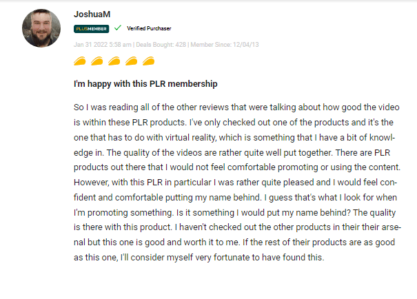 UrbanPLR Reviews (10)